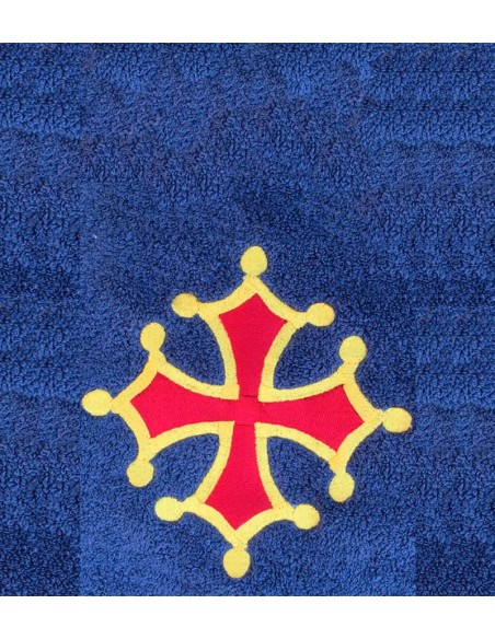 Drap de Bain Croix Occitane Personnalisé