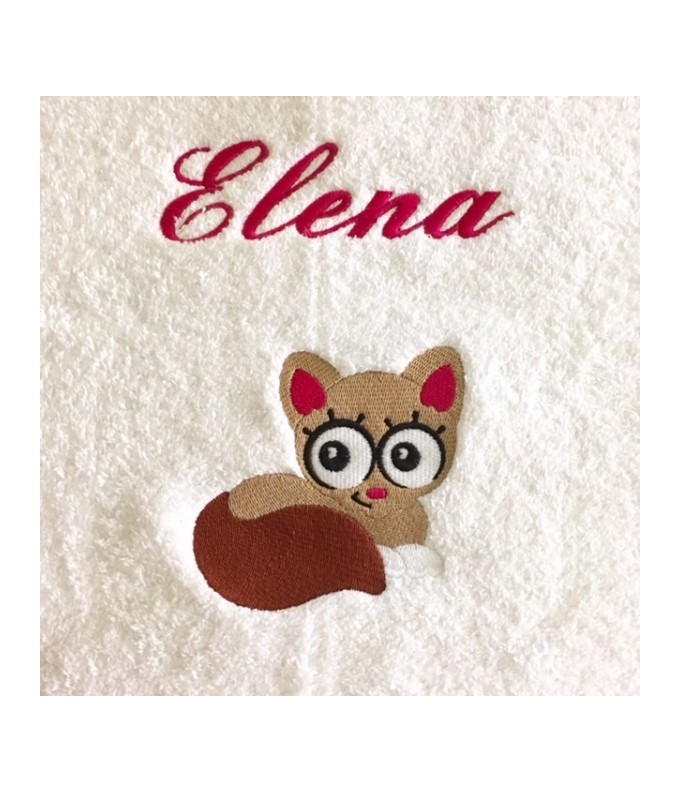 Serviette enfant 50X100 personnalisée avec...