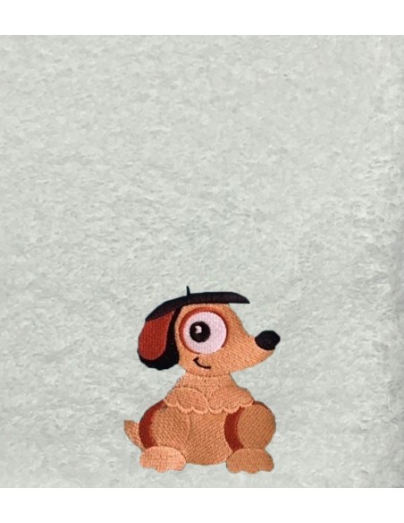 Bavoir personnalisé avec motif chien
