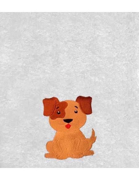 Drap de Bain Chien 4 Personnalisé 70X140