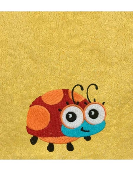 Drap de Bain Coccinelle Personnalisé 70X140