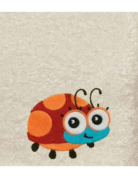 Drap de Bain Coccinelle Personnalisé 70X140
