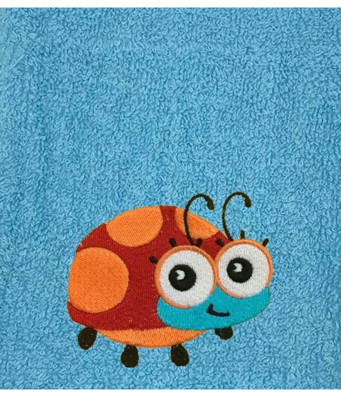 Drap de Bain Coccinelle Personnalisé 70X140