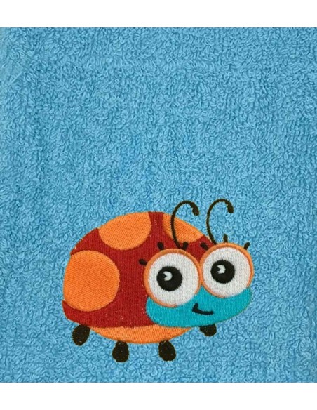 Drap de Bain Coccinelle Personnalisé 70X140