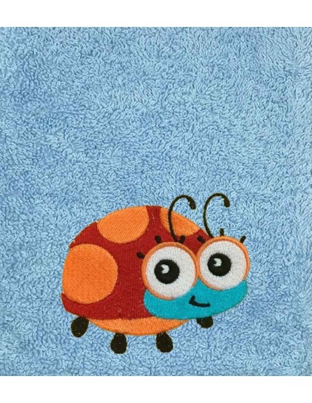 Drap de Bain Coccinelle Personnalisé 70X140