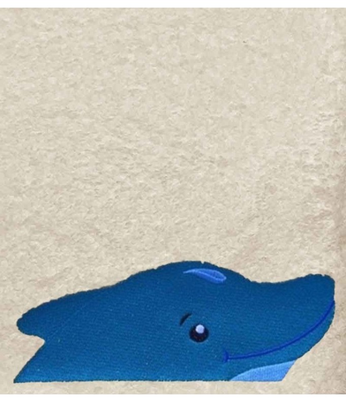 Drap de Bain Dauphin Personnalisé