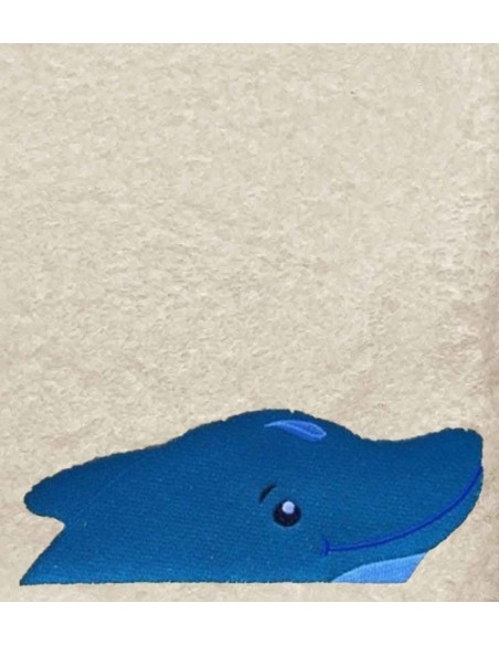 Drap de Bain Dauphin Personnalisé