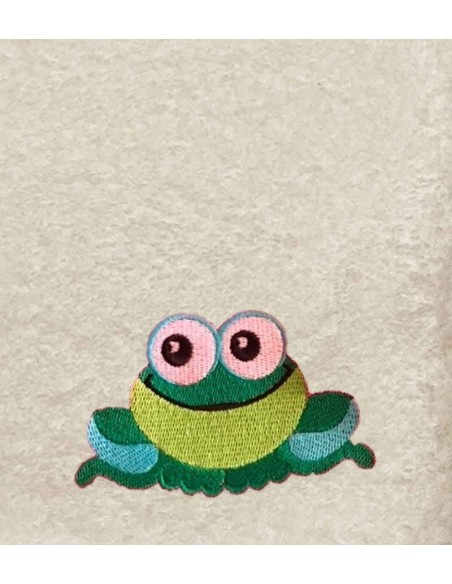 Drap de Bain Grenouille Personnalisé