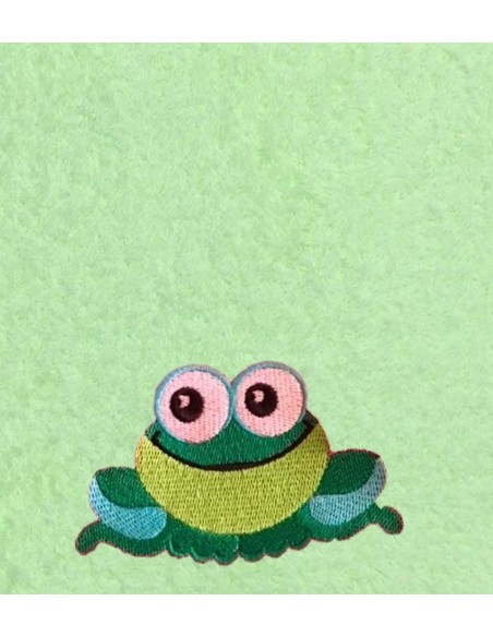 Drap de Bain Grenouille Personnalisé