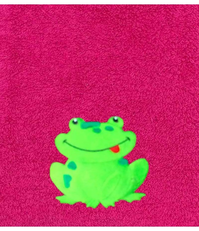 Drap de Bain Grenouille 4 Personnalisé