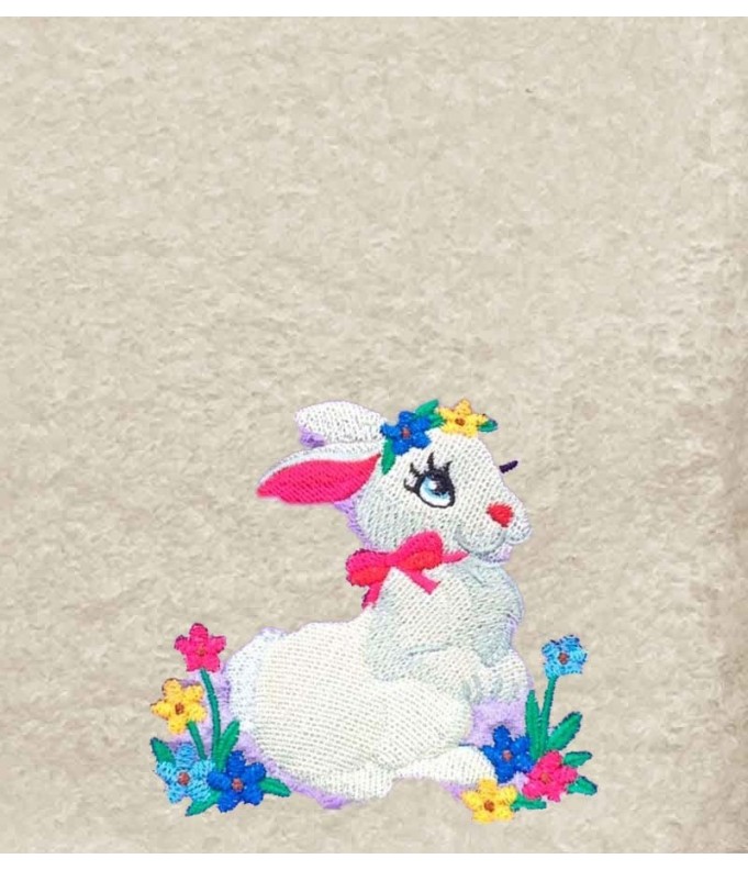Drap de Bain Lapin Personnalisé
