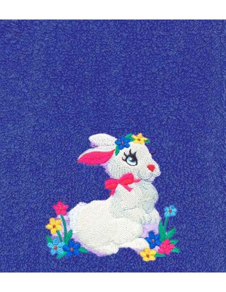 Drap de Bain Lapin Personnalisé
