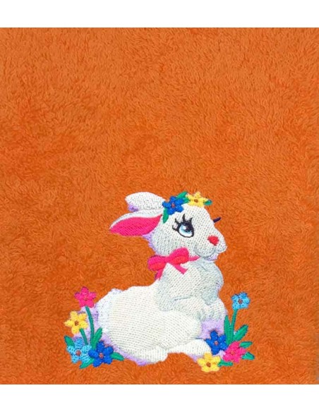 Drap de Bain Lapin Personnalisé