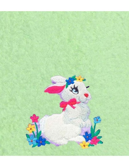 Drap de Bain Lapin Personnalisé