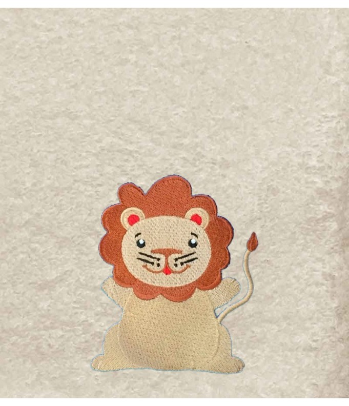 Drap de Bain Lion Personnalisé