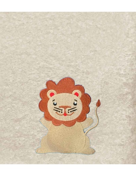 Drap de Bain Lion Personnalisé
