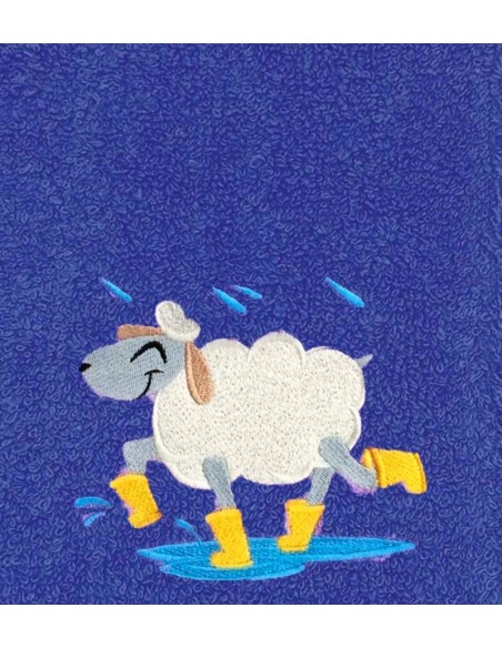 Drap de Bain Mouton sous la Pluie Personnalisé