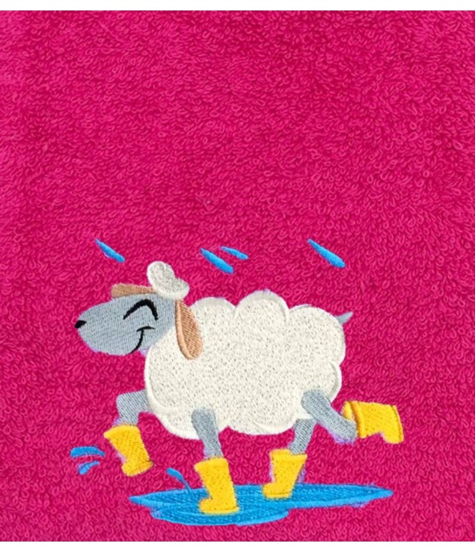 Drap de Bain Mouton sous la Pluie Personnalisé