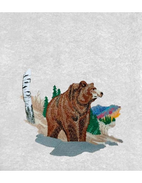 Drap de Bain Ours Personnalisé