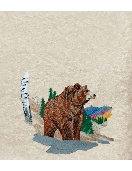 Drap de Bain Ours Personnalisé