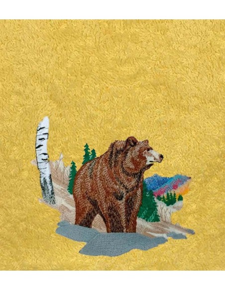 Drap de Bain Ours Personnalisé