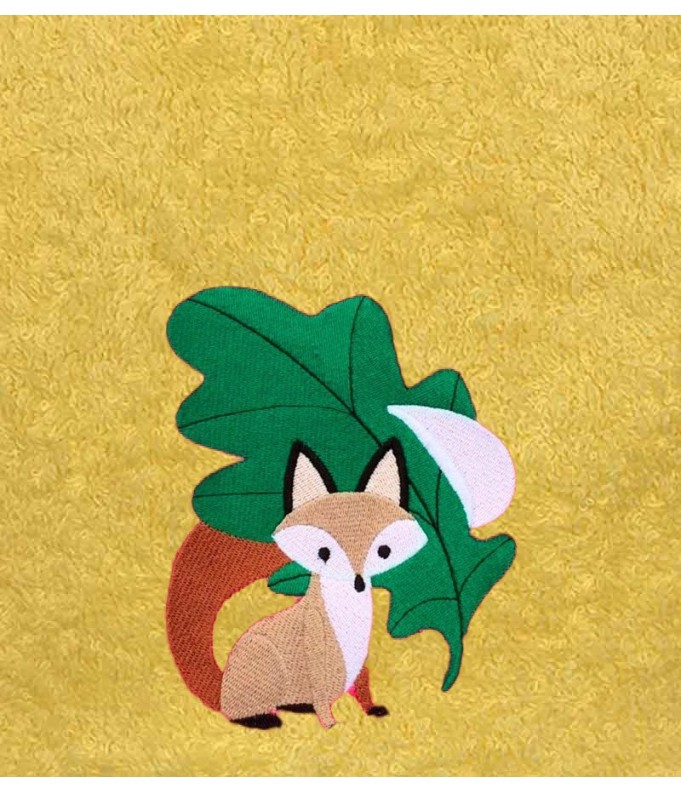 Drap de Bain Renard Personnalisé