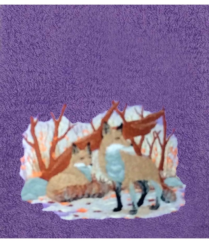 Drap de Bain Renard 2 Personnalisé
