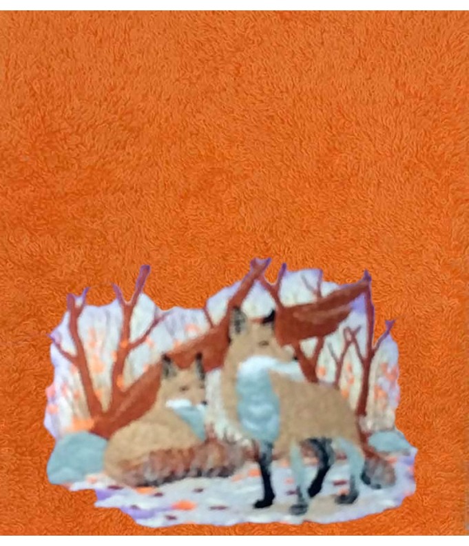Drap de Bain Renard 2 Personnalisé