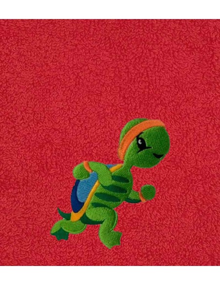 Drap de Bain Tortue Footing Personnalisé