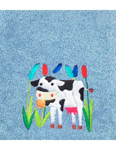 Drap de Bain Vache Personnalisé