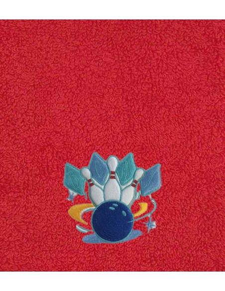 Drap de Bain Bowling 2 Personnalisé 70X140