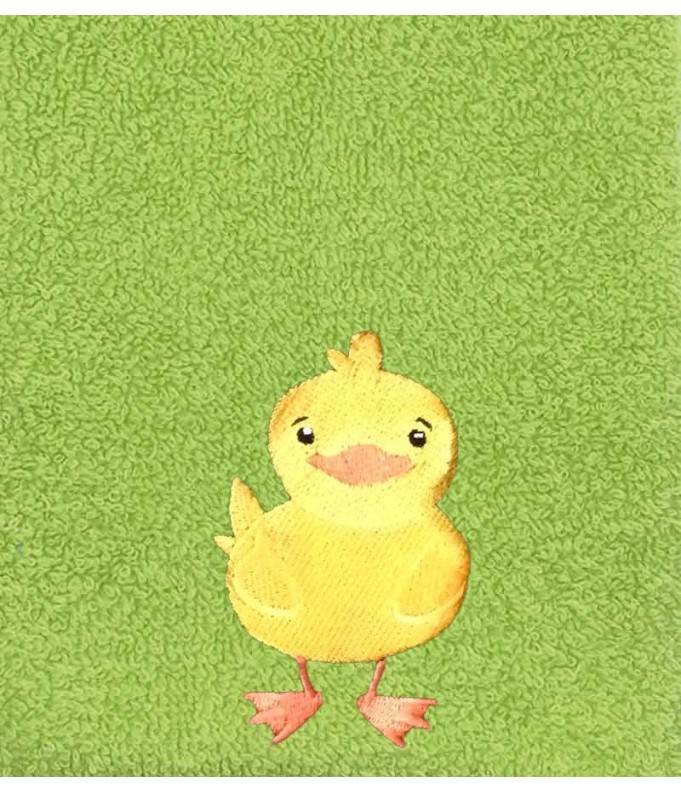 Drap de Bain Poussin 2 Personnalisé