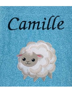 Drap de Bain Mouton 2 Personnalisé
