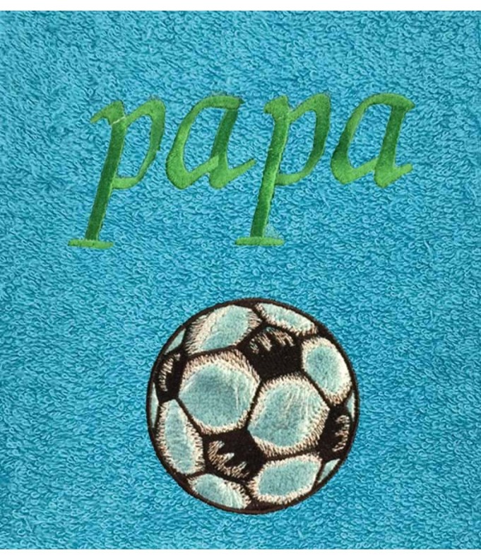 Drap de Bain Football Personnalisé 70X140