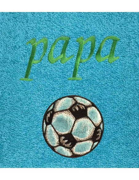 Drap de Bain Football Personnalisé 70X140