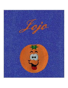 Drap de Bain Orange Personnalisé