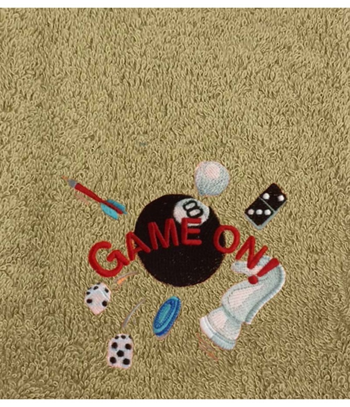 Drap de bain jeux de société personnalisé
