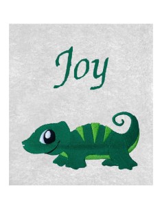 Drap de Bain Petit Lézard Personnalisé