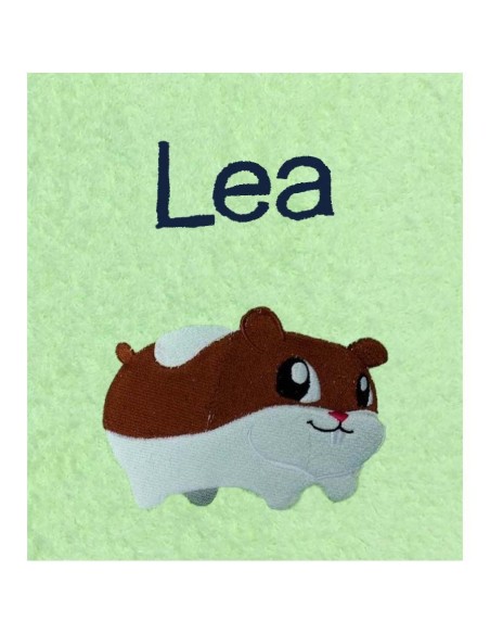Drap de Bain Hamster Personnalisé