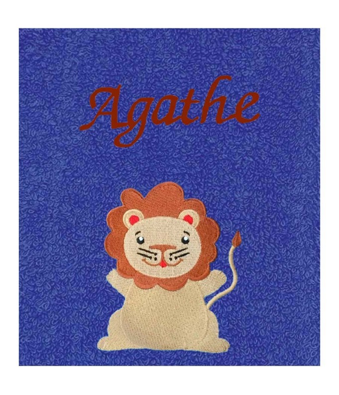 Drap de Bain Lion Personnalisé