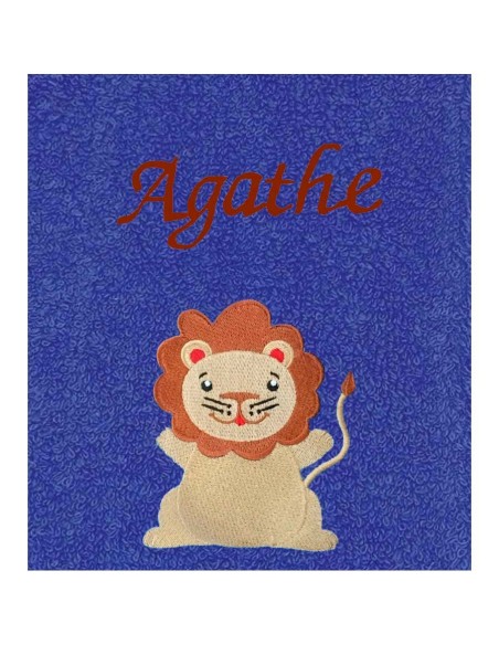 Drap de Bain Lion Personnalisé