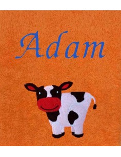 Drap de Bain Vache 2 Personnalisé