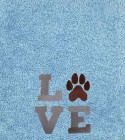 Drap de Bain Amour de Chiot Personnalisé 70X140