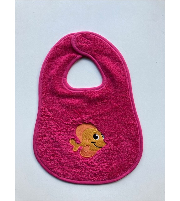 Bavoir non personnalisé avec motif Poisson 2