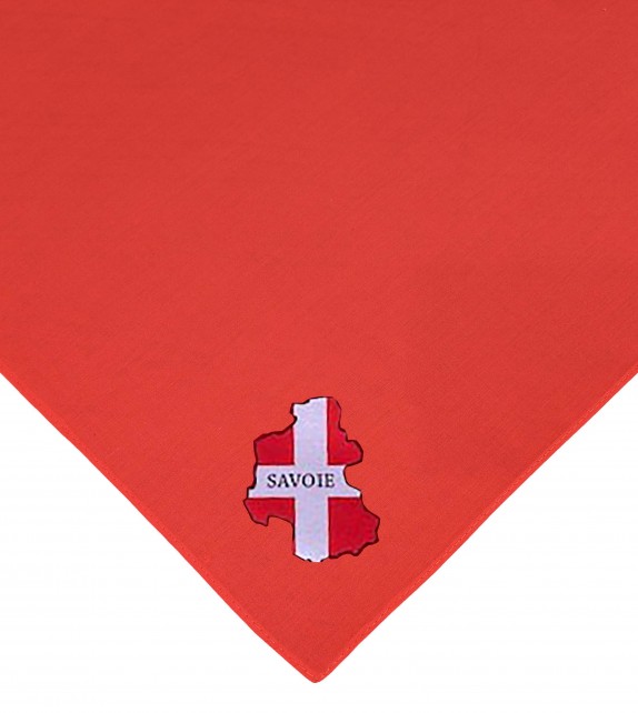 Foulard rouge Savoie Transfert (sans personnalisation)