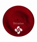 Béret personnalisé croix basque