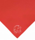 Foulard rouge Pompier brodé personnalisé