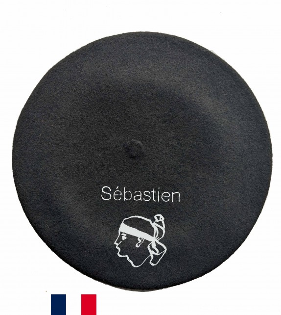 Béret tête de Maure fabriqué à Bayonne et  personnalisé à...