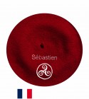 Béret breton (Triskel) fabriqué à Bayonne et personnalisé à Osses