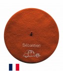 Béret 2 chevaux fabriqué à Bayonne et personnalisé à Osses